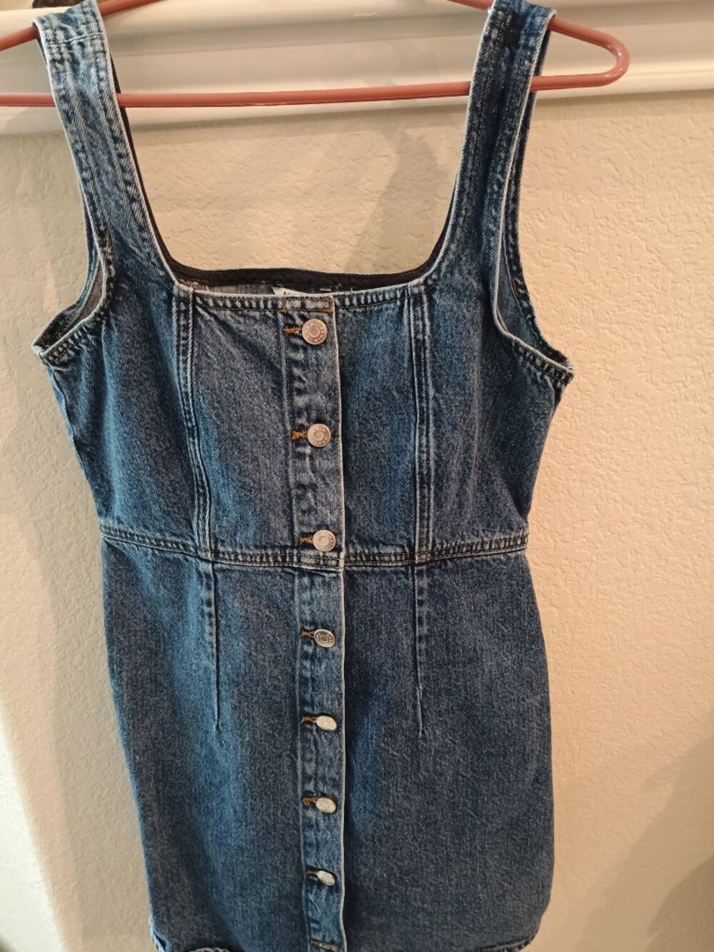 Sleeveless Denim Dress